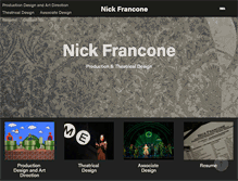 Tablet Screenshot of nickfrancone.com
